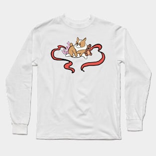 Corgi and Chill Long Sleeve T-Shirt